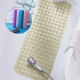 thumbnail image 7 of Bowayaoa Clearance Extra Long Non-Slip Bath Mat 39x16 Inch, 200 Suction Cup Shower Floor Mat - PVC Machine Washable Bathroom Mat for Elderly Safety, Anti-Mold Drainage Holes, 7 of 7