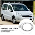 thumbnail image 4 of Front Bumper Fog Light Trim Cover ABS Chrome Enhanced Protection 1608323880 for Berlingo Multispace 2012-2015 Fog Lamp Trim Cover, 4 of 7