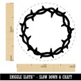 thumbnail image 2 of Crown of Thorns Jesus Christ Christianity Easter Rubber Stamp for Scrapbooking Crafting Stamping - Medium 1 Inch, 2 of 7