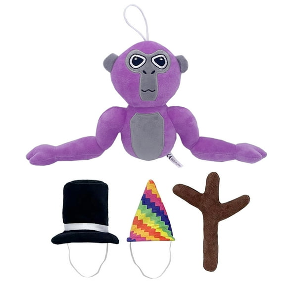 4pcs GorillaTagMonke Long-Armed Gorilla Plush Toy (Purple Monkey)