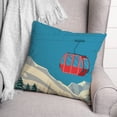 thumbnail image 3 of Creative Products Ski Lift Lodge 16 x 16 Spun Poly Pillow, 3 of 3