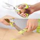 thumbnail image 4 of Inteprter Tijeras de cocina todo en , abridor de botellas y galleta de nueces, herramienta imprescindible para frutas con una mano Cocina y Comedor verde, 4 of 6
