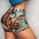 thumbnail image 4 of Fotbe Animal Filled Noahs Ark Shorts Sin Costuras – Shorts Deportivos de Cintura Alta para Mujer, Elásticos para Gimnasio, Yoga, Running o Ciclismo-Medium, 4 of 8
