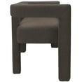 thumbnail image 5 of Maklaine Modern / Contemporary Rich Brown Boucle Fabric Bench, 5 of 8