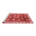 thumbnail image 2 of Ahgly Company Machine Washable Indoor Round Oriental Red Traditional Area Rugs, 4' Round, 2 of 4
