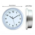 thumbnail image 4 of Hidden Safes Wall Clock with Secret Compartment Simple and Generous Design Wall Clock ,Easy to Use, 4 of 6