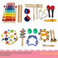 thumbnail image 2 of Juego de instrumentos musicales de 19 piezas, instrumento de percusión para niños, material didáctico para educación temprana, música para bebés y jardín de infantes, 2 of 6