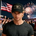 thumbnail image 6 of Eagle & Liberty,United States 250th Anniversary Hat USA 250th Anniversary Hat Adjustable Printed Patriotic Baseball Cap for Men Women（Red）, 6 of 7