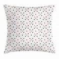 thumbnail image 1 of USA Throw Pillow Cushion Cover, Fourth of July Independence Day Traditional Abstract Square Forms Illustration, Decorative Square Accent Pillow Case, 24 X 24 Inches, Indigo Red White, by Ambesonne, 1 of 2