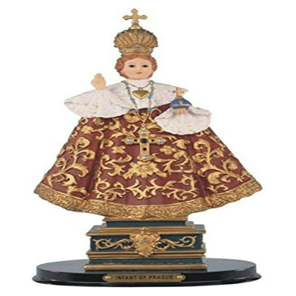 Drevy SS-G-312.37 Infant of Prague Holy Child Religious Figurine Statue Decor, 12"