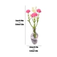 thumbnail image 3 of 10 Pack Mini Vase Magnets for Fridge, Eco-Friendly Vase Magnets with Artificial Flowers for Refrigerator, Office, Locker Decoration, 3 of 7