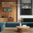 thumbnail image 6 of TCL 10,000 BTU Smart Window Air Conditioner (Black) - 3-in-1 AC, Fan & Dehumidifier, App, Voice, & Remote Control, Sleep & Eco Mode, Timer, Washable Filter, Cools up to 450 Sq ft - W10W92-B4, 6 of 20