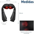 thumbnail image 3 of Masajeador de Espalda Cuello y Hombros Bluelander con Rotación 3D Negro, 3 of 6