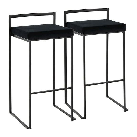 LumiSource Fuji Stacker Barstool - Set of 2