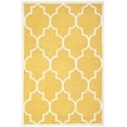 thumbnail image 2 of SAFAVIEH Cambridge Kevin Geometric Wool Area Rug, Gold/Ivory, 4' x 6', 2 of 6