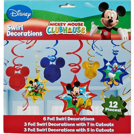 Mickey Mouse Clubhouse Hanging Party Decorations, Party Supplies
