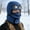 Blue, variant on Winter Thermal Trapper Hat with Glasses, Winter Cycling Windproof Ski Mask Cap,Black