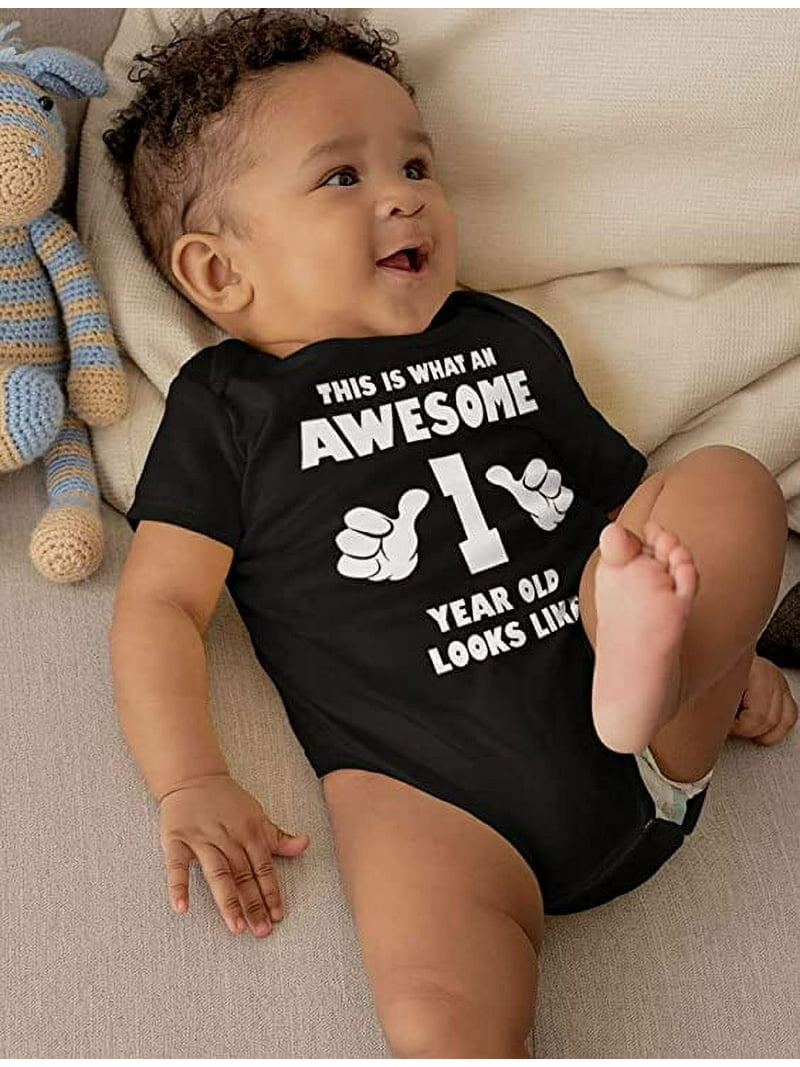 Tstars Boys' First Birthday Bodysuit Cute 