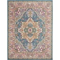 thumbnail image 2 of Nourison Passion Persian Teal Multicolor 6'7" x 9'6" Area Rug, (7x10), 2 of 8