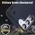 thumbnail image 2 of Allytech for Samsung Galaxy S23 Plus Rugged Case, Military Grade Shockproof Anti-Stain Heavy Duty Hybrid Case with Invisible Kickstand, Soft TPU + Hard PC Case for Samsung Galaxy S23 Plus, Navyblue, 2 of 7