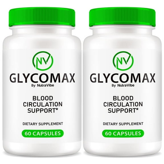 (2 Pack) GlycoMax Capsules, Original Glyco Max Formula - Naturally Supports Healthy Circulation, Stable Levels and Energizes the Body, Official GlycoMaxim Review (120 Capsules)