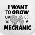 thumbnail image 4 of Inktastic I Want to Grow Up to Be a Mechanic Boys or Girls Baby Bib, 4 of 4