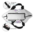 thumbnail image 4 of Fotbe Violets Flowers Bolsa Tote Estética de Lona con Estampado para Mujer - Bolsa Reutilizable de Hombro Casual para Vacaciones, Compras, Trabajo y Gimnasio, 4 of 8