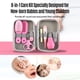 thumbnail image 4 of Kit de cuidado del bebé Irfora Kit de aseo portátil para bebés Juego de cuidado de seguridad para bebés Cortaúñas Lima de uñas Cepillo Peine Aspirador nasal Tijeras Termómetro electrónico Cepillo de d Irfora Kit de cuidado del bebé, 4 of 7