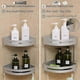thumbnail image 2 of No Drilling Shower Shelf Bathroom Shelf Rustproof Aluminum Storage Storage 2 Shelves for Shampoo Soap (Corner Shelf), 2 of 5