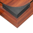 thumbnail image 5 of Unique Bargains Corner Protectors, 4Pcs 2.56' - Metal Corner Protector, Brackets with Screws for Furniture Box Table (Black), 5 of 5