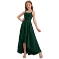 thumbnail image 4 of ATOGUTA Girls Dresses Sleeveless Formal Pageant Prom Party Special Occasion Dresses Size 5T-14. Green, 4 of 6