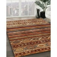 thumbnail image 2 of Ahgly Company Indoor Rectangle Contemporary Saffron Red Area Rugs, 4' x 6', 2 of 6
