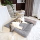 thumbnail image 5 of Camas para gatos, para perros pequeños y gatos | Cama doble para mascotas/colchoneta para gatos | Colchoneta lavable y plegable para mayor calidez | 70 x 50 cm, 5 of 6
