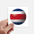 thumbnail image 1 of Costa Rica National Flag Soccer Football Sticker Square Waterproof Stickers Wallpaper Car Decal, 1 of 1