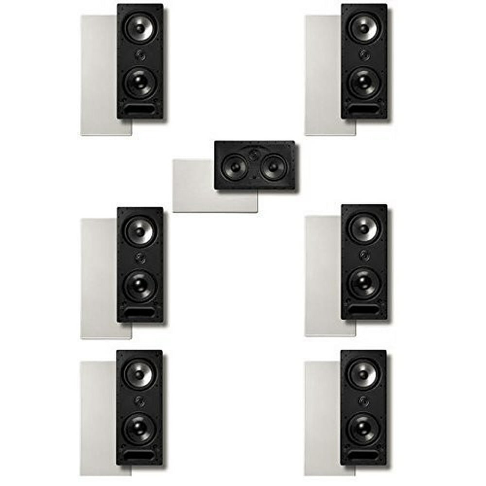 Polk Surround System3 Pairs of 265ls, One 255cls Inwall Front(bundle of 7 Speakers) Walmart