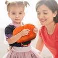 thumbnail image 5 of QLUEWX Large Pumpkin Plush Pillow, 13.7 Inch Fluffy 3D Pumpkin Shaped Throw Cushion Soft Stuffed Pumpkin Decor Pillow for Halloween Home Sofa Bedroom Decor Holiday Gift for Kids Adults, 5 of 6