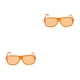 thumbnail image 4 of Guardurnaity Gafas de persiana de plástico llamativas y de moda hechas de gafas de persiana de plástico tamaño libre naranja Naranja tamaño libre 2Conjunto, 4 of 6