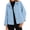 Sky blue, variant on Plaid Patchwork Women Long Sleeve Lapel Single Breasted Jacket Trench Coat