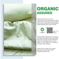 thumbnail image 6 of Fabdreams GOTS Certified Percale Weave 100% Organic Cotton King Fitted Sheet|300 Thread Count| Cool Crisp Breathable| Luxury Finish| Fits Upto 17" Deep Pocket Mattress | Sustainable | Sage Green, 6 of 7