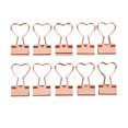 thumbnail image 1 of Paper Clamps,  Elasticity Manganese Steel Sheet Material Binder Clips Love Shape Tight Durable  For Bill Classification For Office For Document Sorting, 1 of 8