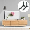 thumbnail image 3 of Steel TV base for LCD Pedestal Screen Stand Home Universal Monitor Riser for 32 to 65 inches, 3 of 9