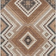 thumbnail image 4 of HomeRoots 679266 5 x 8 ft. Copper Beige & Gray Tribal Washable Machine Made Rectangle Area Rug with UV Protection, 4 of 9