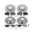 thumbnail image 3 of Power Stop Front and Rear Brake Kit with Drilled & Slotted Rotors and Ceramic Brake Pads K2800, 3 of 10