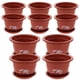 thumbnail image 4 of 10 macetas redondas para flores, para vivero, para el hogar, 4 of 6