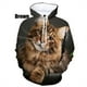 thumbnail image 3 of Sudadera con capucha con estampado de gato para hombre y mujer, ropa con estampado de gatos kawaii en 3D, divertida, estilo Harajuku, Y2K, 3 of 4