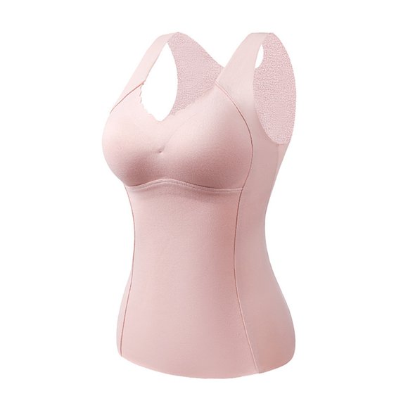 EGNMCR Long Johns Thermal Underwear for Women Women's Winter Self-heating Lace Warm And Seamless Fleece Bottoming Cold-proof Underwear Tops Women Thermal Underwear