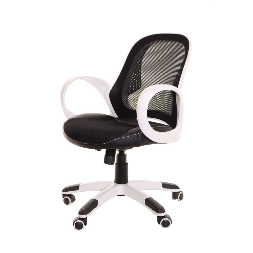TimeOffice Black Low Back Mesh Task Office Chair
