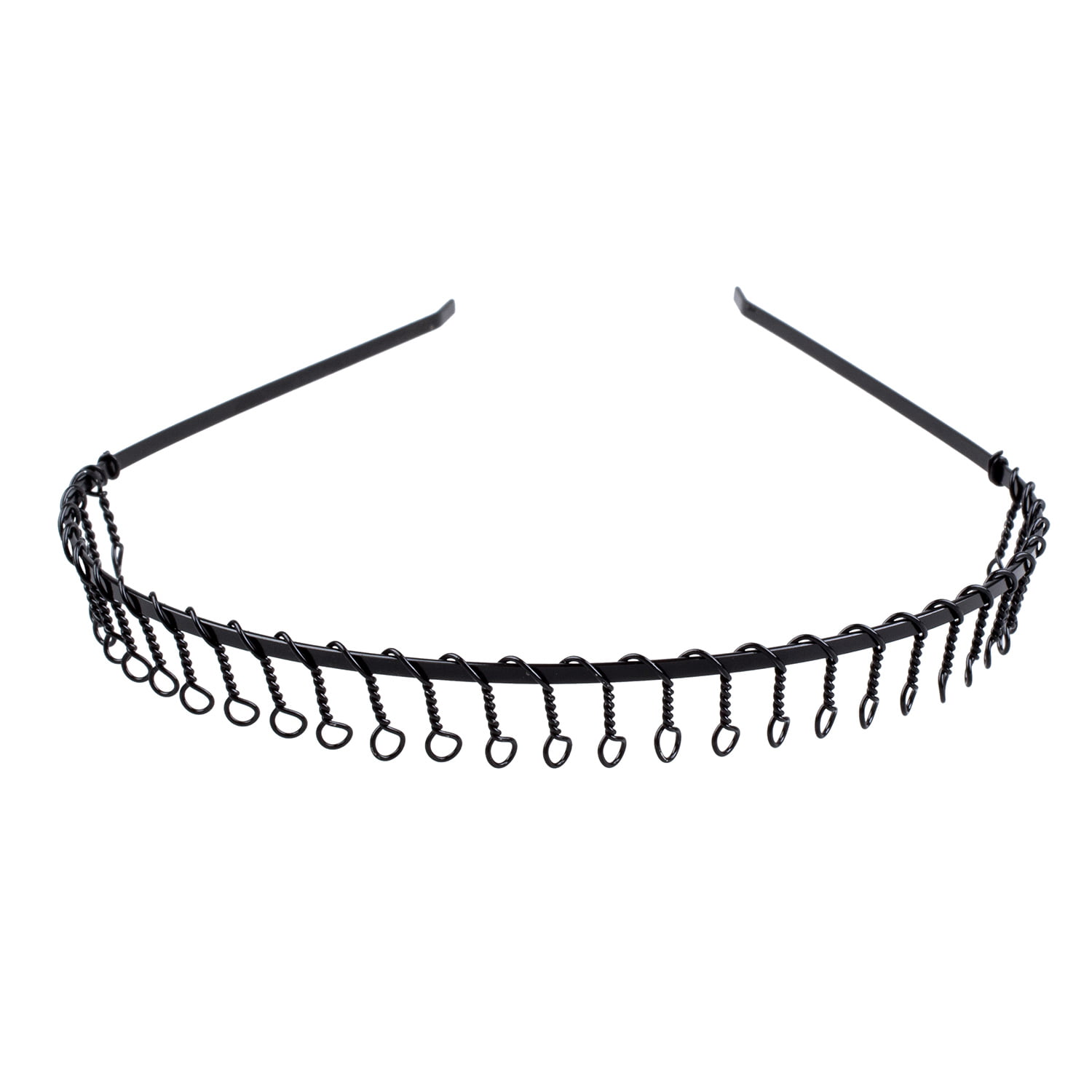 Metal Alice Hairband Headband Slim Wire Teeth Comb Sports Headband Hair Band 