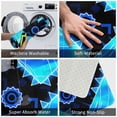 thumbnail image 4 of Lsque Geometry Dash Pattern Doormat, Durable Flannel Fabric, Waterproof Stain and Fade Resistant, Low Profile,Indoor Outdoor Door Mats, Easy Clean Patio Entrance Mat, 16x24in, 4 of 8