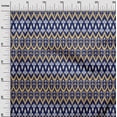 thumbnail image 2 of oneOone Georgette Viscose Fabric Damask & Chevron Ikat Fabric Prints By Yard 42 Inch Wide, 2 of 4